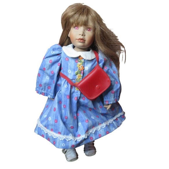 New Adventures Brunette Cloth Body Girl Doll - 18" - NA1607 - Picture 1 of 8